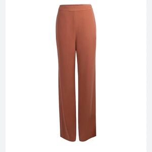 SHEIN Brown Wide Leg Pants High Waisted